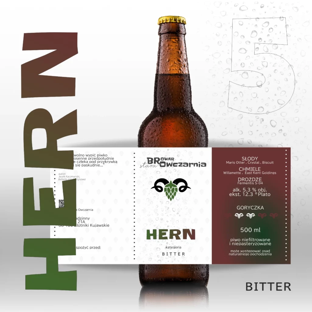 Rzemieślnicze piwo typu BITTER - Hern